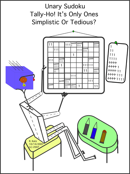 Unary Sudoku