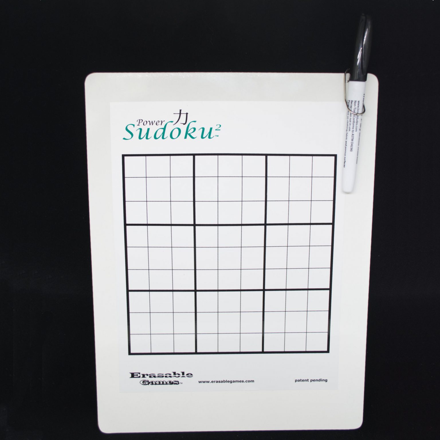 Power Sudoku2 Lap Board Erasable Games